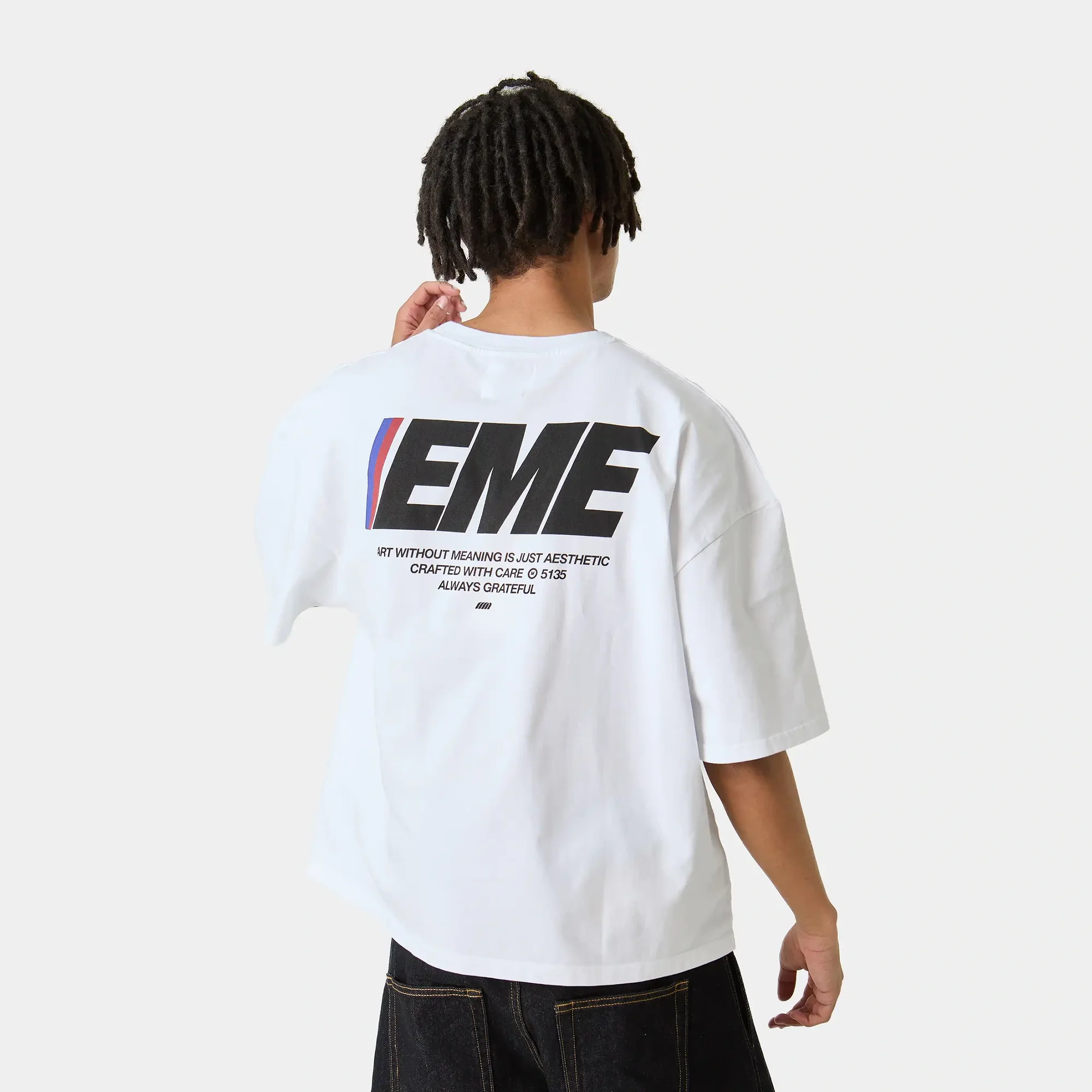 Spark Pearl Oversized Tee — vista 4