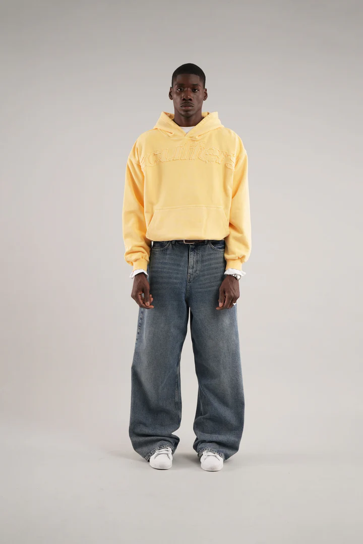 Raw Yellow Hoodie — vista 4