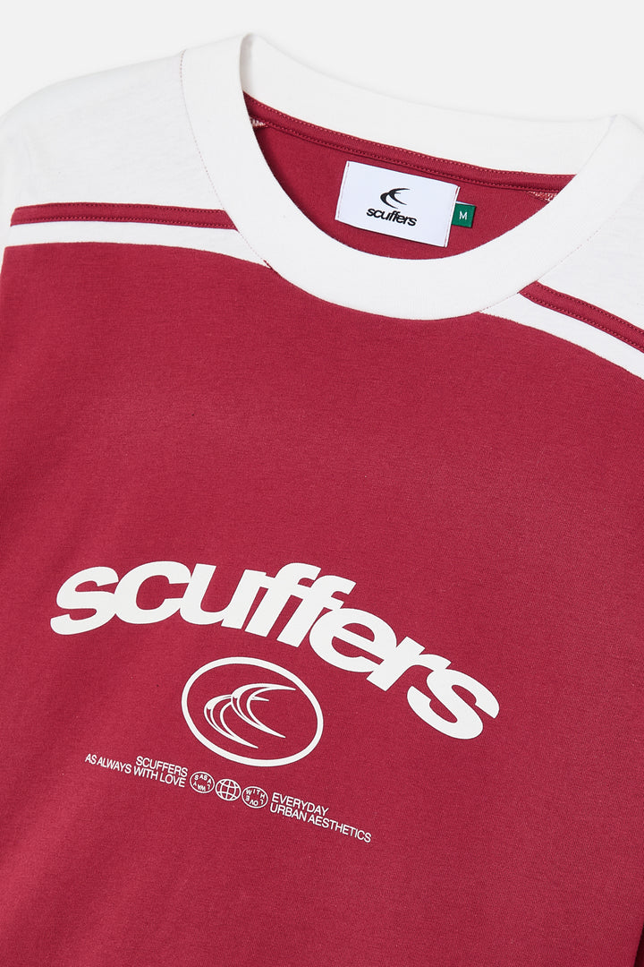 Effortless Burgundy T-Shirt — vista 4