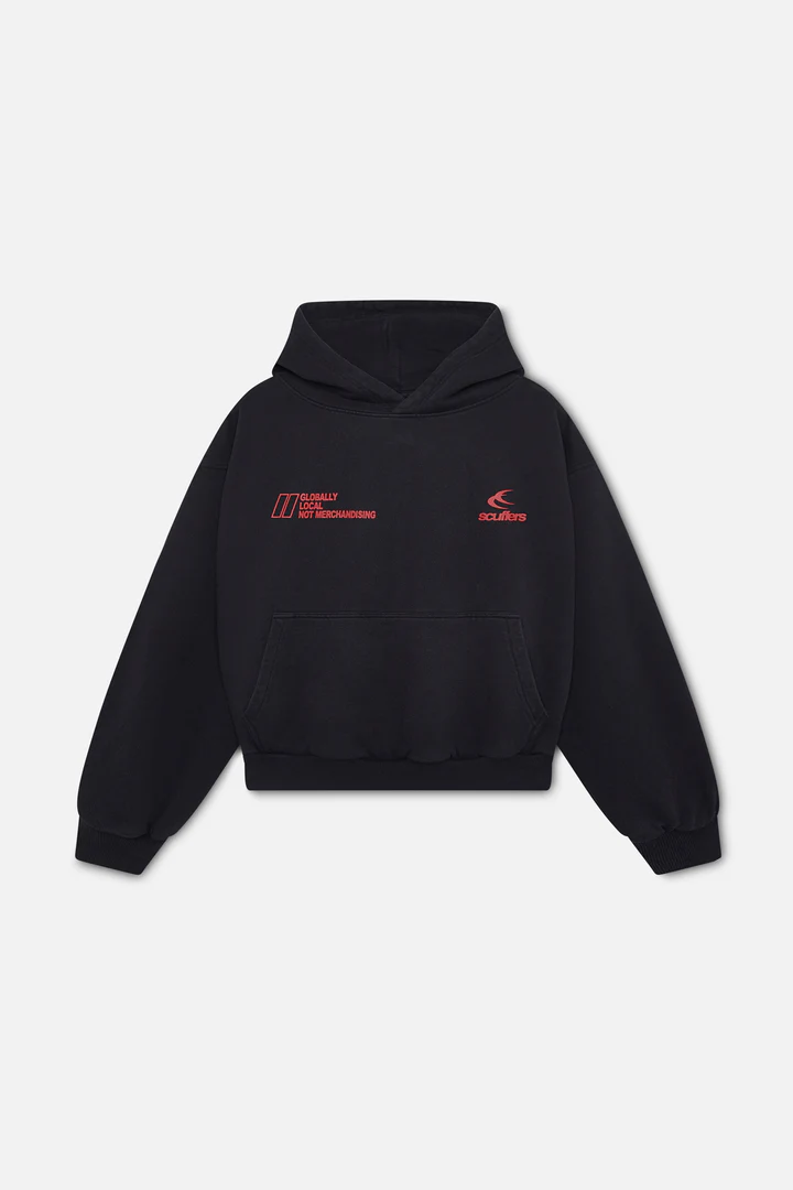 Globally Black Hoodie — vista alternativa