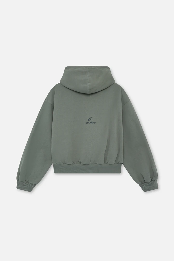 Raw Green Hoodie — vista alternativa
