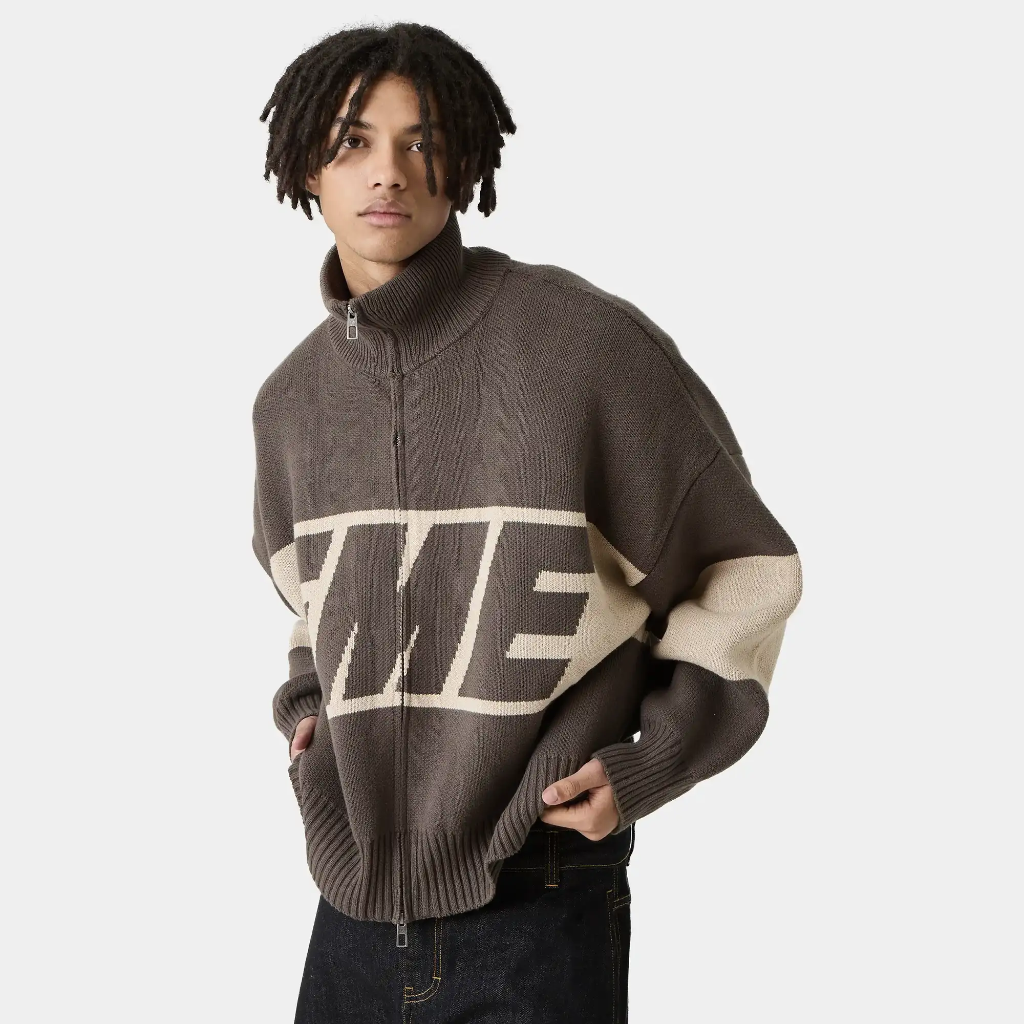 Thrill Falcon Zipper Knit — vista 3