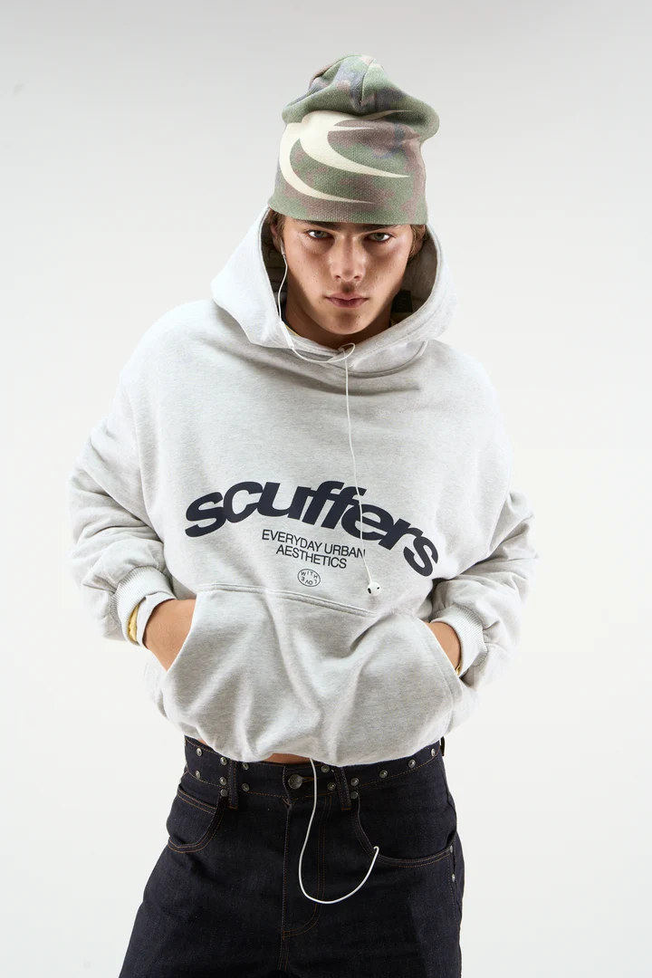 Iconic Light Grey Hoodie — vista 3
