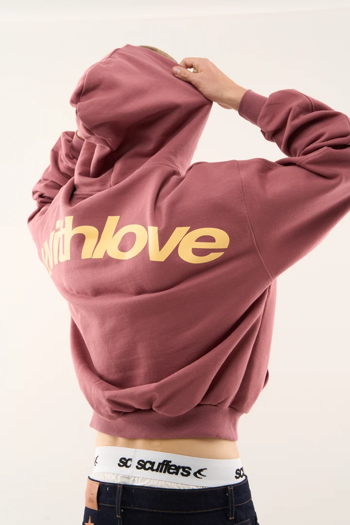 Sign Burgundy Hoodie — vista 4