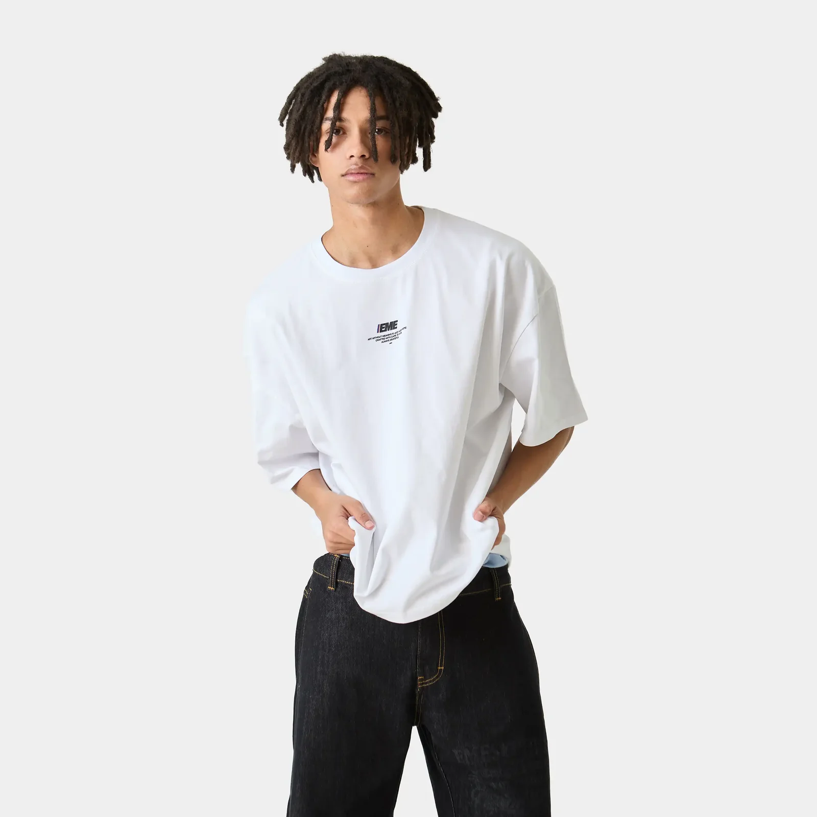 Spark Pearl Oversized Tee — vista 3