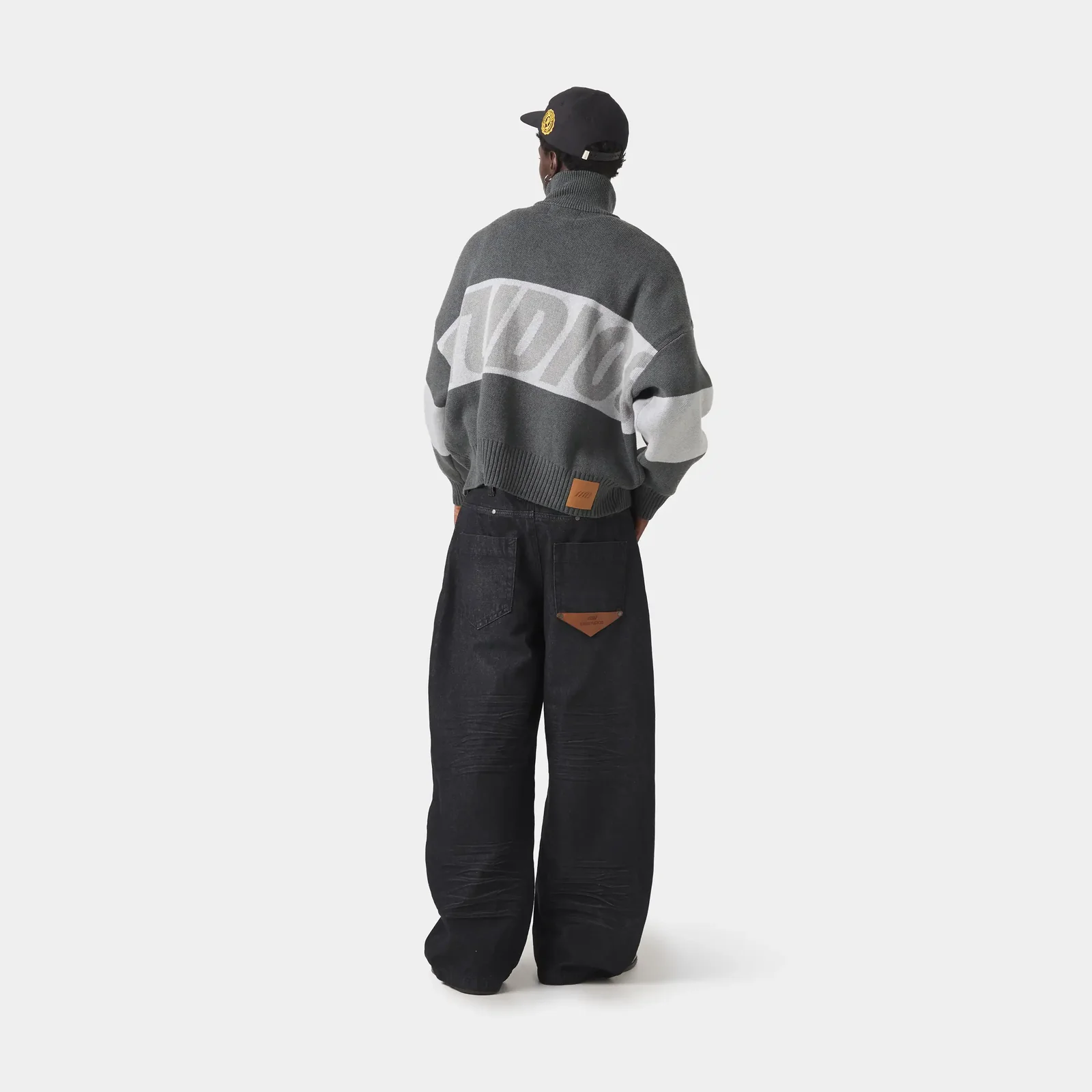 Thrill Grey Zipper Knit — vista 4
