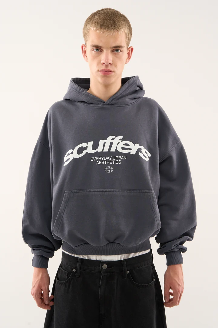 Iconic Blue Hoodie — vista 3