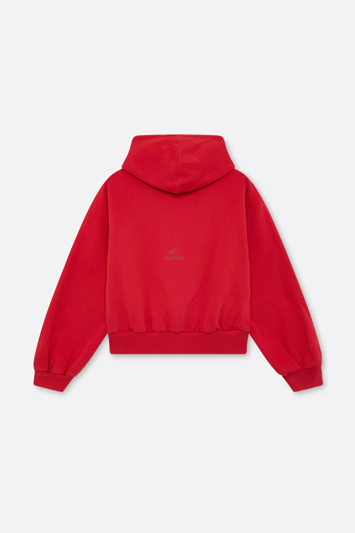 Raw Red Hoodie — vista alternativa