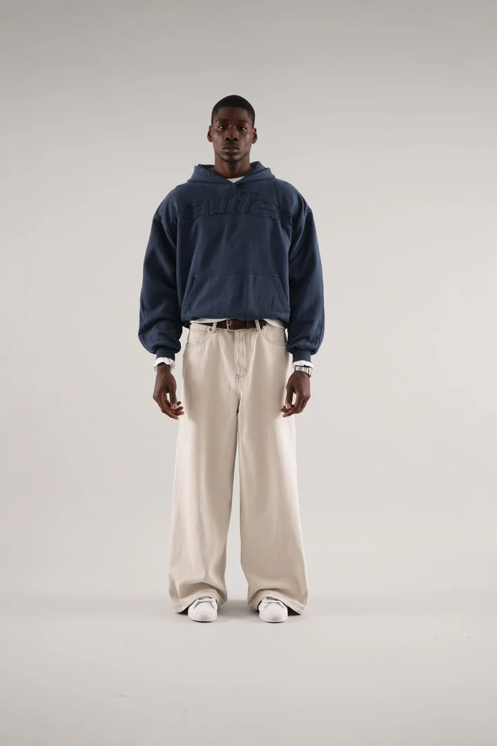 Raw Blue Hoodie — vista 3